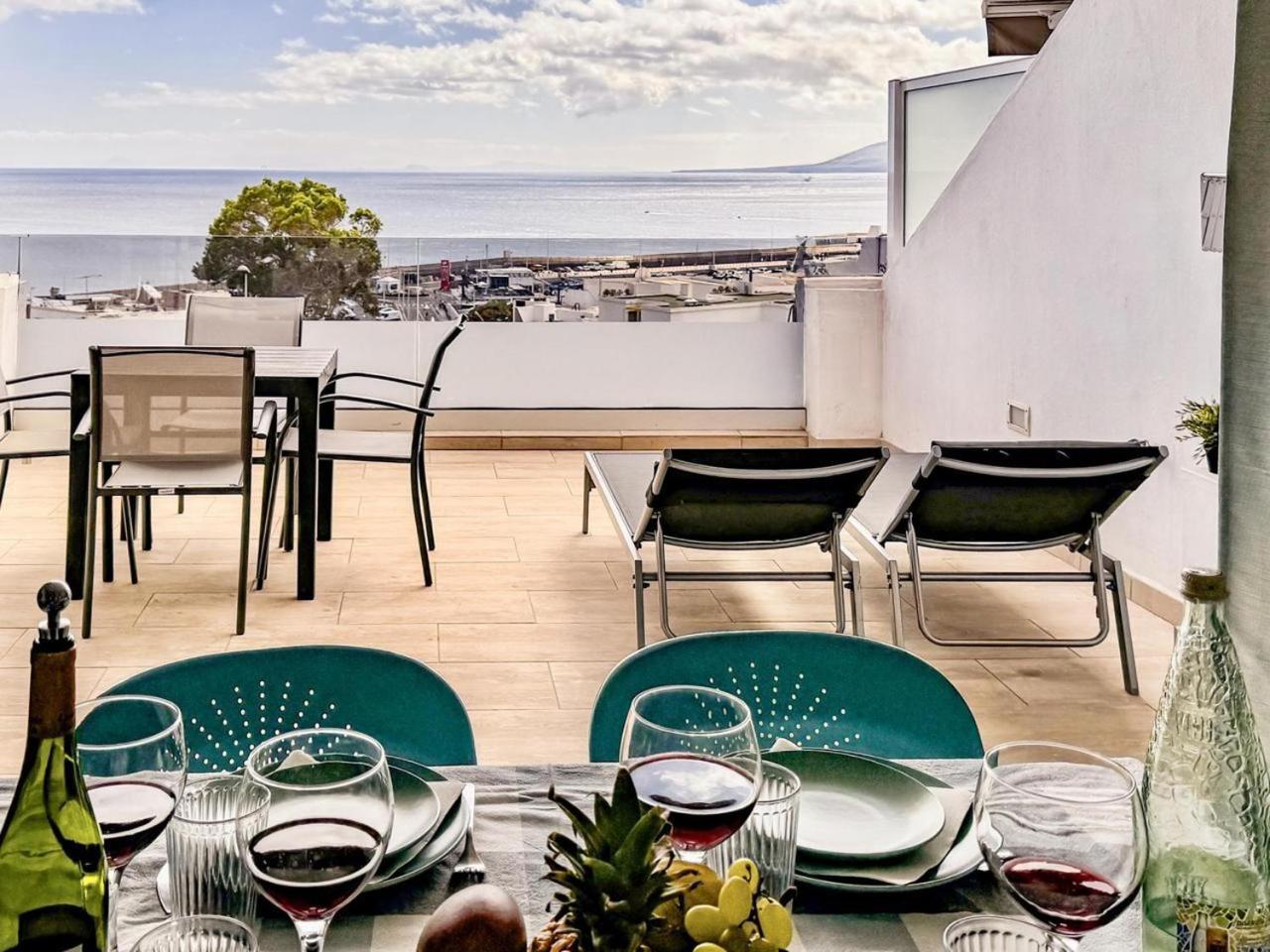 Arthouse Sea View - Acquamarina E Zaffiro Villa Puerto del Carmen  Ngoại thất bức ảnh